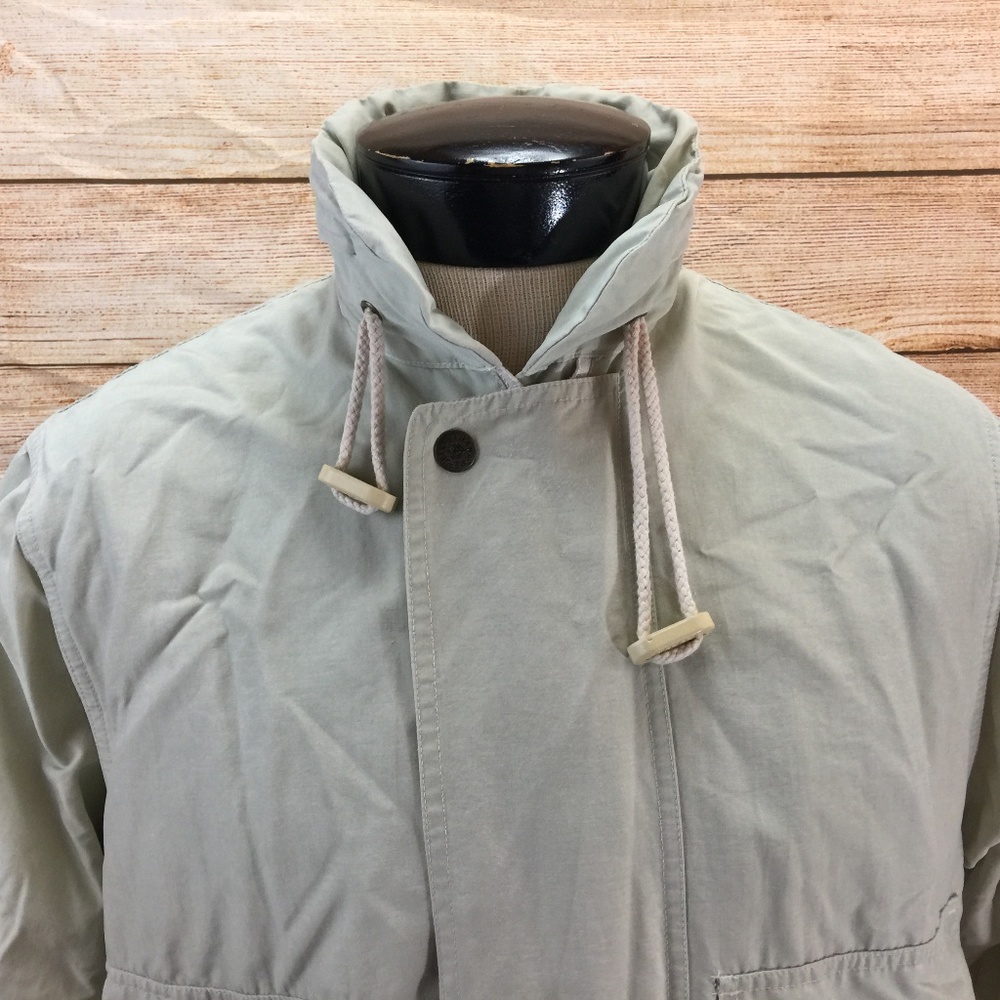 vintage 1980s rust suede jacket BANANA REPUBLIC Safari cropped leather blazer M - L